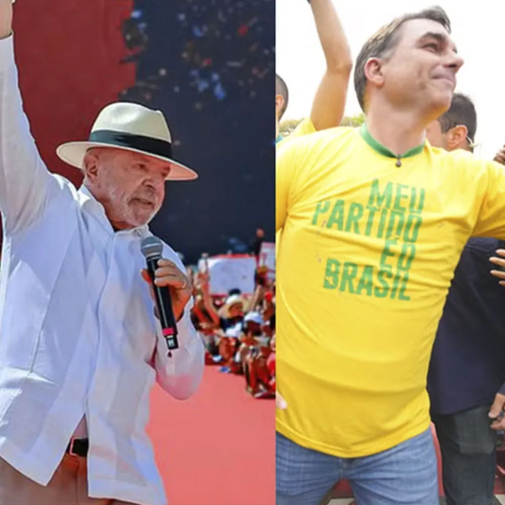 Lula tem 7 pontos de vantagem sobre Flávio Bolsonaro no 2º turno, diz pesquisa CNT/MDA